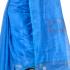 WoodenTant Cotton Silk Zari Box Handloom Saree In Light Blue With Sequin Work