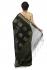 WoodenTant women’s handloom art silk saree In Black with Zari thread work 